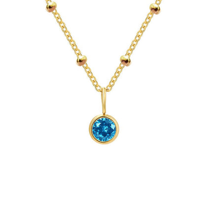 Diamond Birthstone Necklace