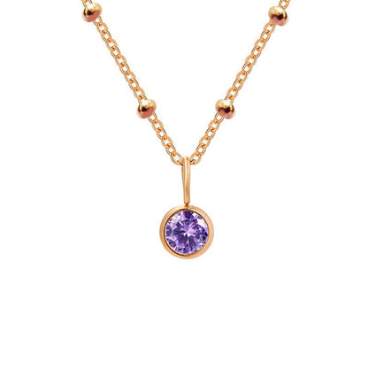 Diamond Birthstone Necklace
