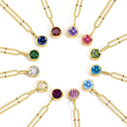 Diamond Birthstone Necklace