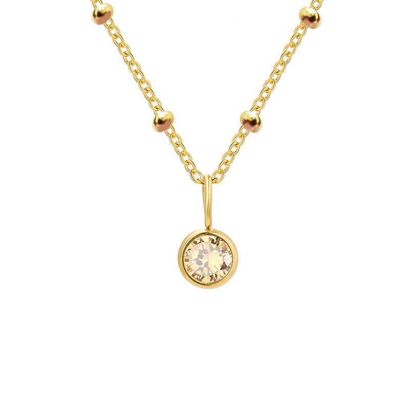 Diamond Birthstone Necklace