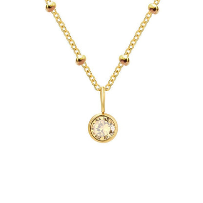 Diamond Birthstone Necklace