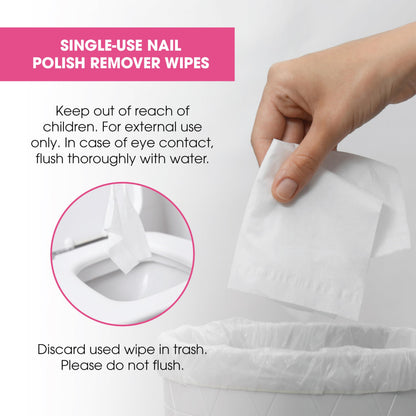 Diamond Wipes Nail Polish Remover Wipes with Aloe Vera – Case of 500
