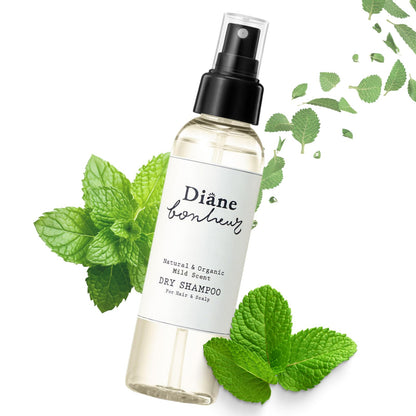 Diane Bonheur Natural Wet Dry Shampoo from Japan – Rosemary & Rose Water Mist, 4.06 fl oz