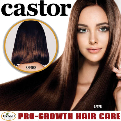 Difeel Castor Pro-Growth Shampoo & Conditioner Gift Box – 33.8 oz Each