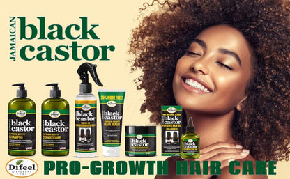 Difeel Superior Growth Jamaican Black Castor Shampoo 33.8 oz – Sulfate Free & Color Safe