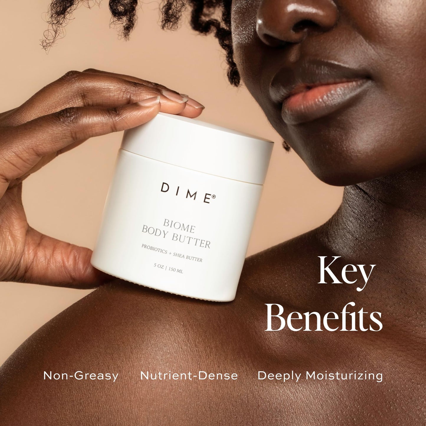 DIME Beauty Biome Body Butter | Probiotic-Rich Hydration for Dry Skin