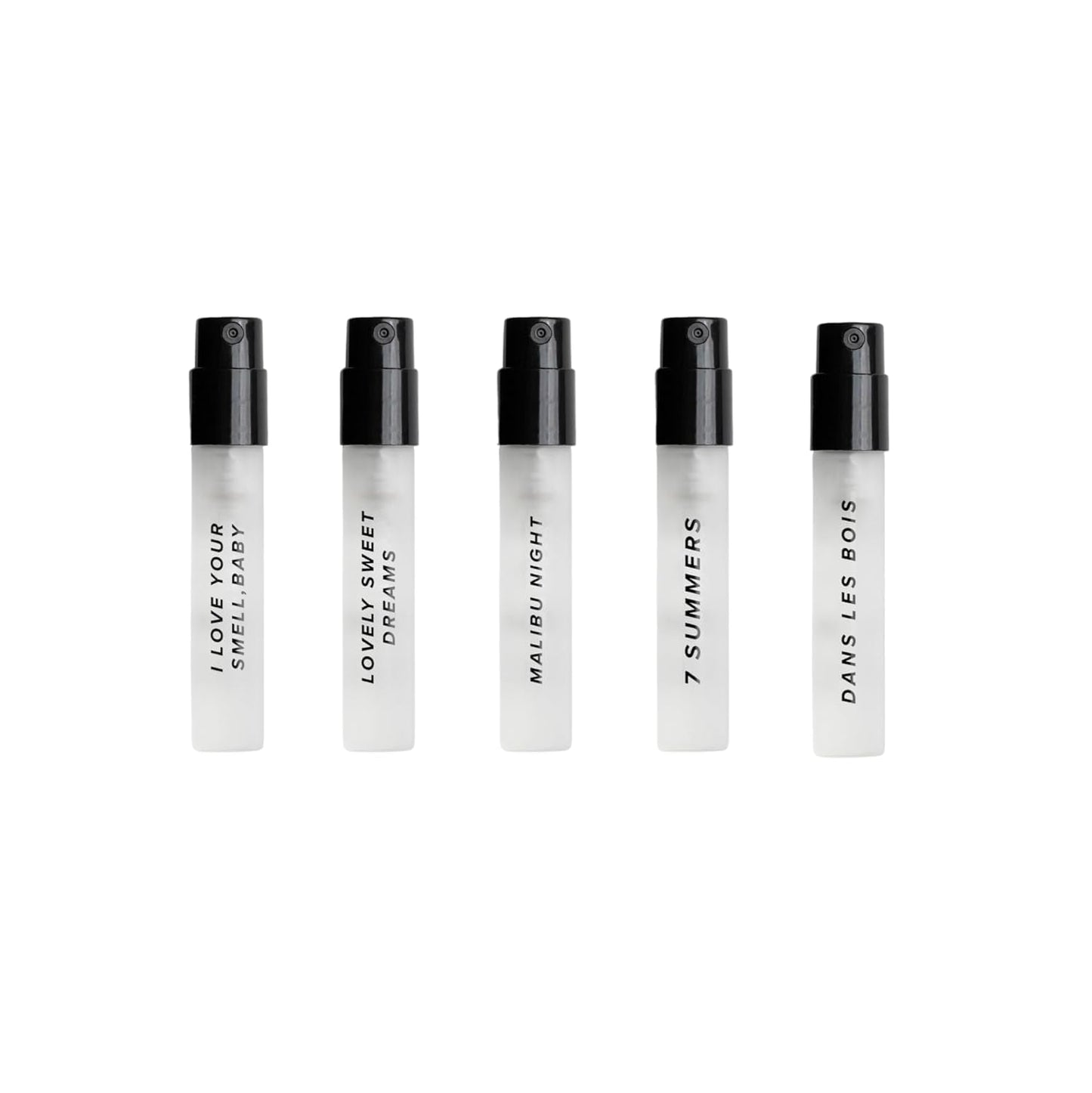 DIME Beauty Perfume Sampler — Hypoallergenic, Clean Fragrances for Women (Set of 5, 2 ml)