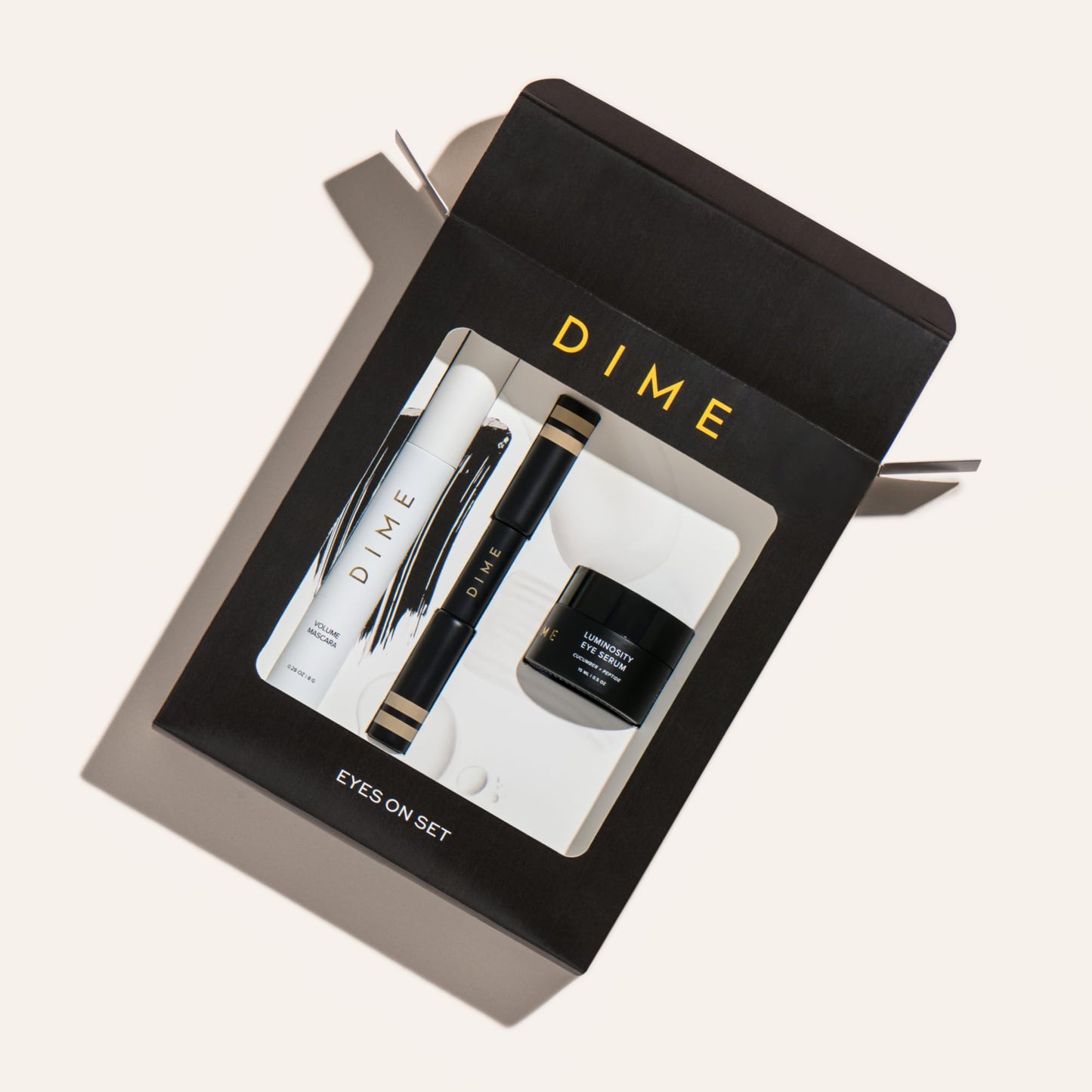 DIME Beauty Eyes On Set — Luminosity Eye Serum, Volume Mascara & Boost Duo (84 Value)