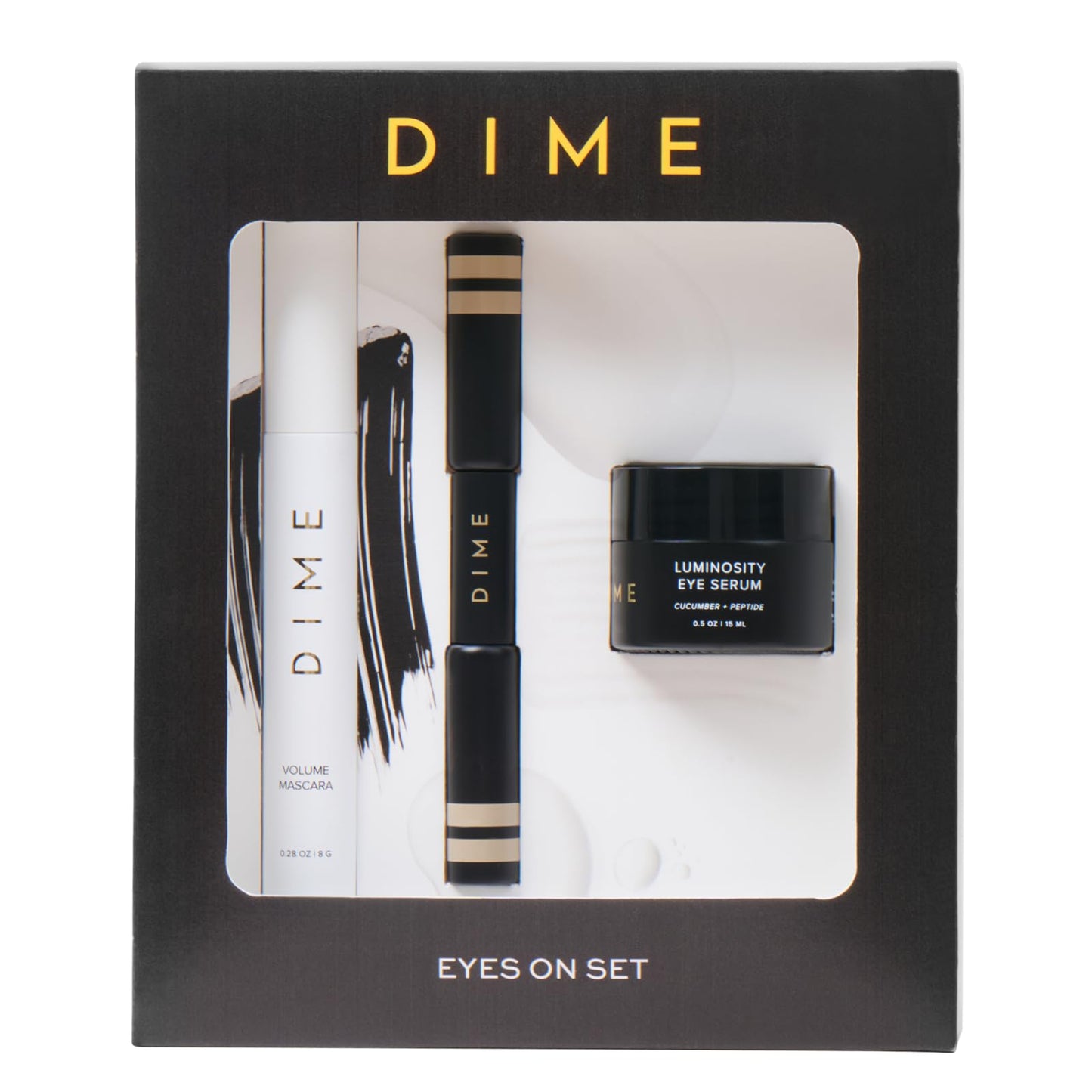 DIME Beauty Eyes On Set — Luminosity Eye Serum, Volume Mascara & Boost Duo (84 Value)