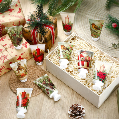 Dimsile 48-Piece Christmas Hand Cream Gift Set – 6 Fragrances, Travel-Size Moisturizers