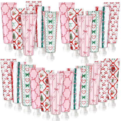 Dimsile 48 Pink Bow Hand Cream Gifts – Travel-Size Party Favors, Six Scents