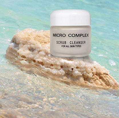 Dinur Cosmetics Micro Complex Deep Scrub – Gentle Dead Sea Sand Exfoliator for Smooth Skin