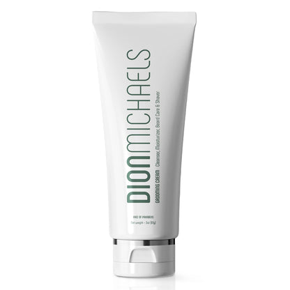 Dion Michaels 4-in-1 Grooming Cream for Men – Shave, Facial Cleanse, Beard Care & Moisturizer