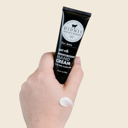 Dionis Goat Milk Hand Cream for Men – Fresh, Non-Greasy 1oz (Pack of 6)