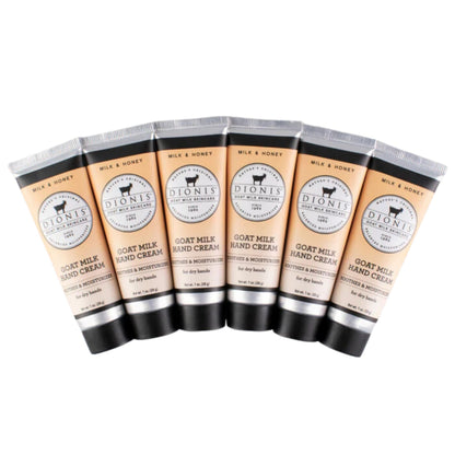 Dionis Goat Milk Hand Cream Milk & Honey 1oz — Pack of 6