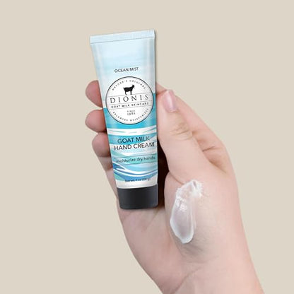Dionis Goat Milk Hand Cream Ocean Mist — 1oz (Pack of 6) | Non-Greasy Hydration
