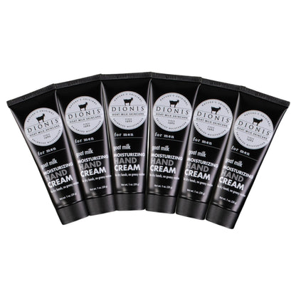 Dionis Goat Milk Hand Cream for Men – Fresh, Non-Greasy 1oz (Pack of 6)