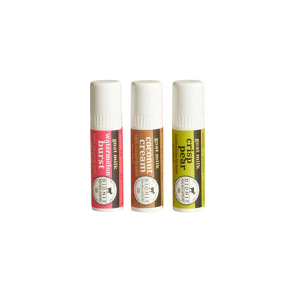 Dionis Goat Milk Lip Balm Fruity & Delicious 0.28 oz Pack of 3