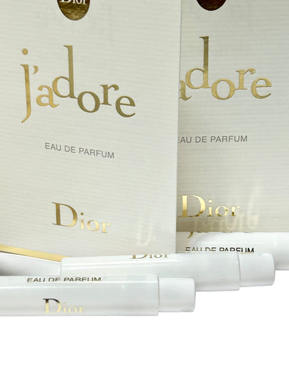 Dior J'adore Sample Set — 3 x 1.2 ml Travel-Size Fragrance Vials