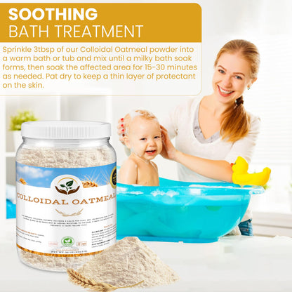 Dirty Treasures Colloidal Oatmeal Bath – Fragrance-Free, Baby-Safe (2 lb)