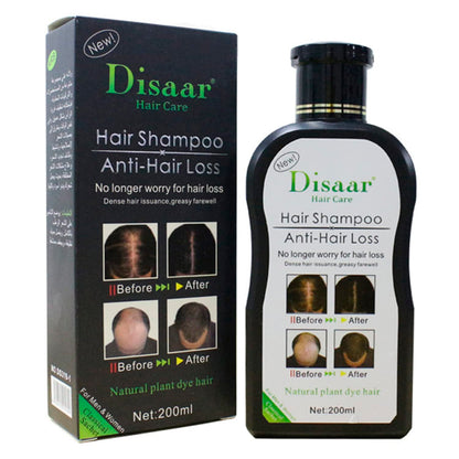 DISAAR Beauty Anti-Hair-Loss Shampoo & Growth Serum 200ml – Herbal Scalp Care & Regrowth Support