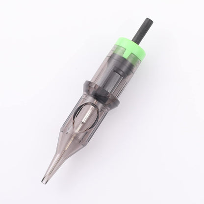 DISCOVER DEVICE 20pcs Disposable Tattoo Needle Cartridges – Round Shader with Membrane Safety (1209RS)