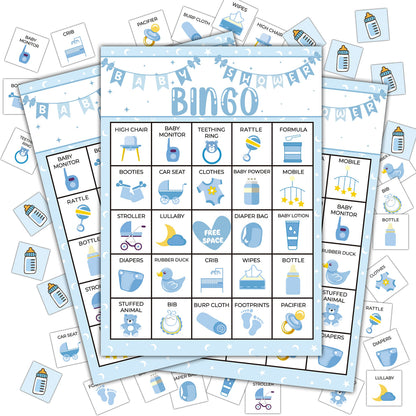 Disfuco Baby Shower Bingo – 24-Player Bingo Game for Parties (A04)