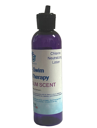 Diva Stuff Kids Pre-Swim Aqua Therapy Lotion – Chlorine Neutralizing Moisturizer, Bubblegum Scent, USA Made (Pack of 2)