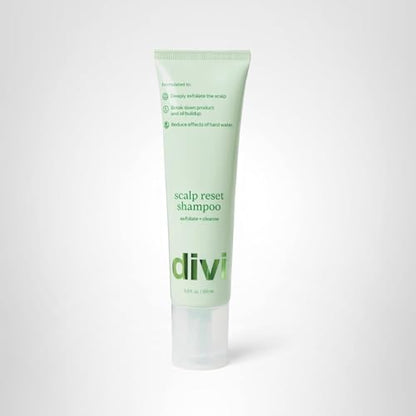 Divi Clarifying Scalp Reset Shampoo | Weekly Deep Cleansing for Buildup & Hard Water