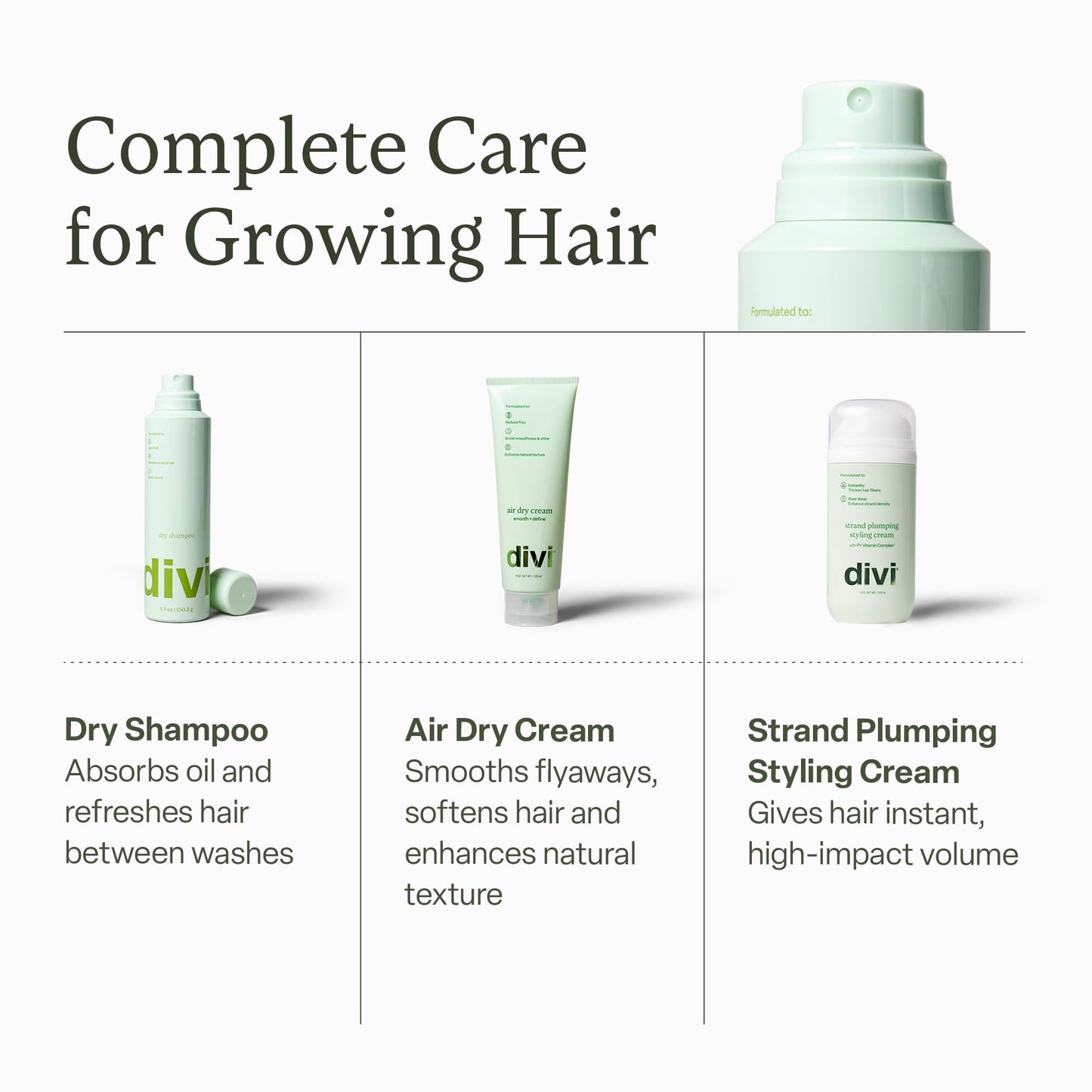 Divi Dry Shampoo Spray – Absorbs Oil, Refreshes Scalp