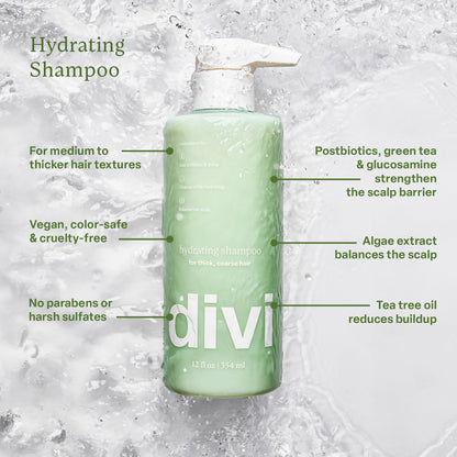 Divi Hydrating Shampoo & Conditioner – Deep Moisture for Thick Hair