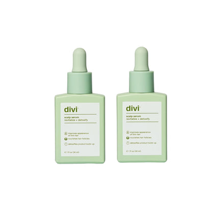 Divi Scalp Serum for Thinning Hair, 2-Pack, 30ml – Clinically Tested with Caffeine & Rosemary