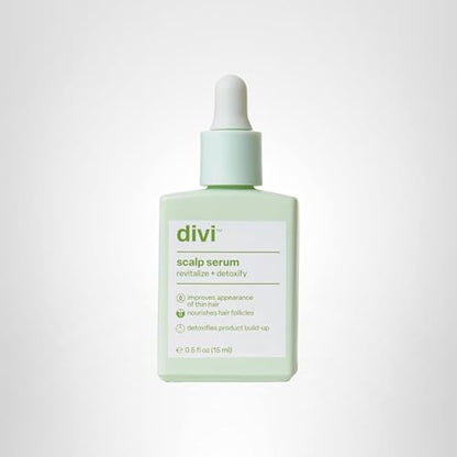 Divi Scalp Serum for Thinning Hair, 15ml – Clinically Tested Nourishing Formula with Amino Acids, Caffeine & Rosemary Oil