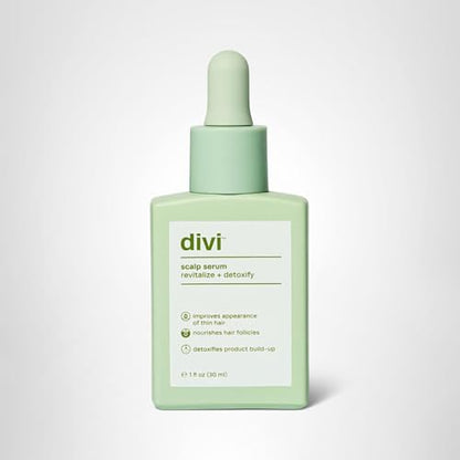 Divi Scalp Serum for Thinning Hair, 30ml — Clinically Tested, Nourishing Formula with Amino Acids, Caffeine & Rosemary Oil