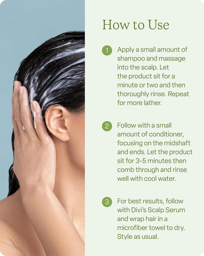 Divi Volumizing Starter Bundle – Shampoo, Conditioner & Scalp Serum for Fine & Thinning Hair | Lightweight Hair Care 3-Piece Set