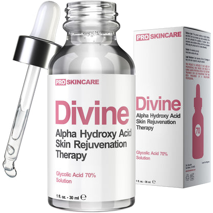 Divine Derriere Glycolic Acid Peel 70% – At-Home Professional Chemical Peel for Face
