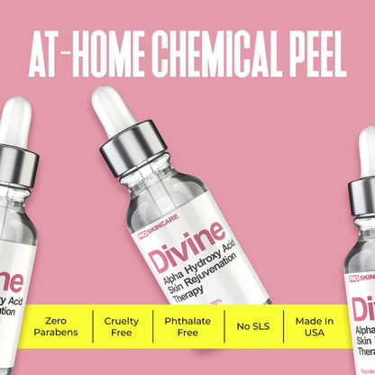 Divine Derriere Glycolic Acid Peel 70% – At-Home Professional Chemical Peel for Face