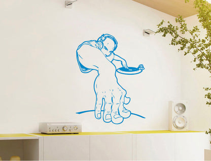 DJ Music Wall Sticker