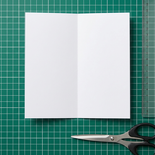 50 x DL Greeting Card Blank Inserts For Wedding Invites, Card Making. White 100gsm
