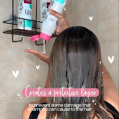 D'Luchi Kaba Ceramide Conditioner for Dry & Damaged Hair | Frizz Control & Color-Treated Care | 17oz