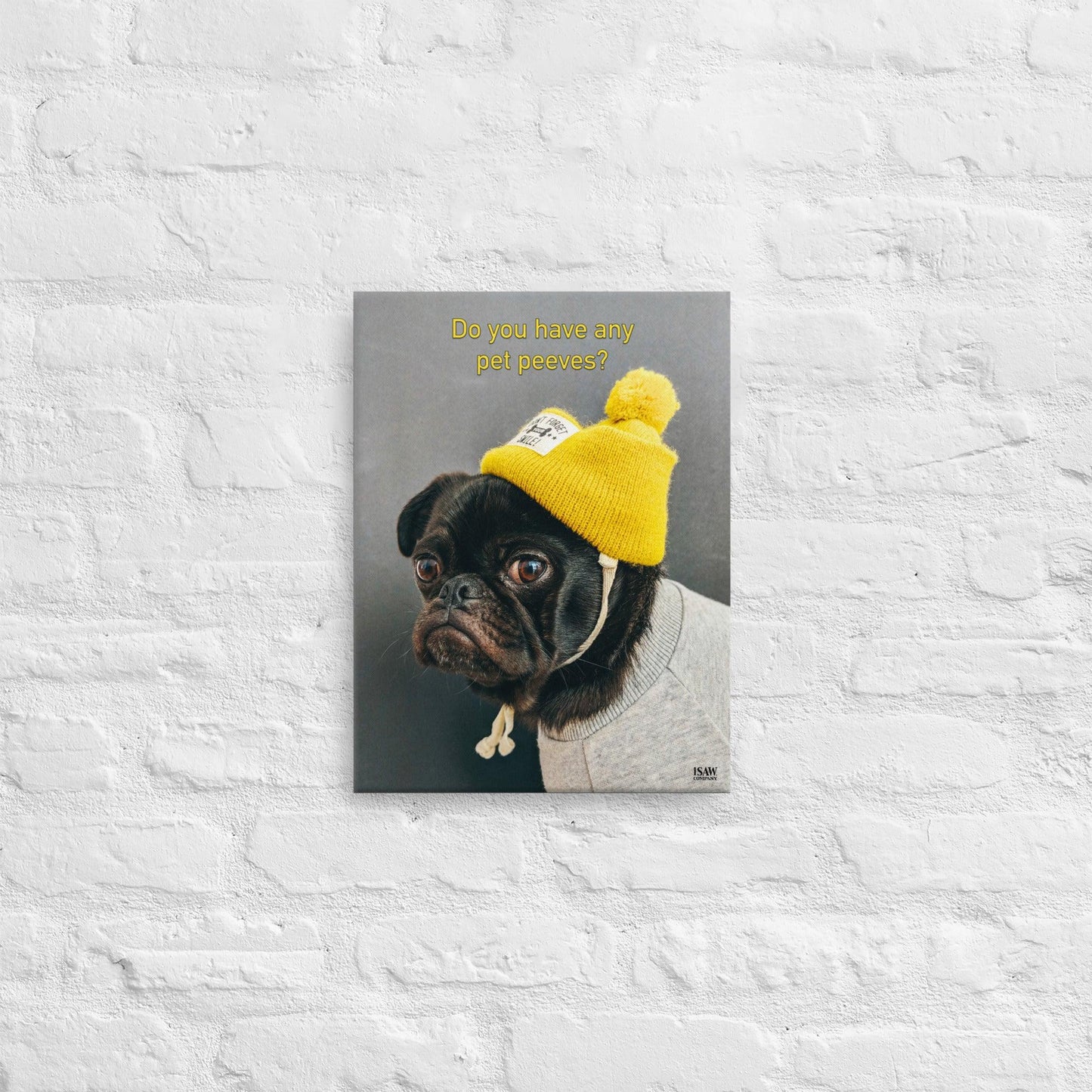 Do You Have Any Pet Peeves - Canvas Print