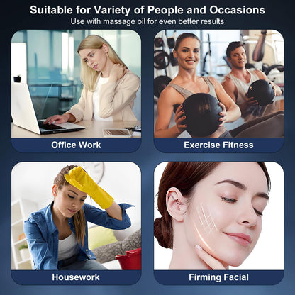 DOCEPERT Heated Muscle Scraper Tool – 2025 Upgraded Electric Gua Sha for Full-Body Massage, Light Care & Portable Self-Care