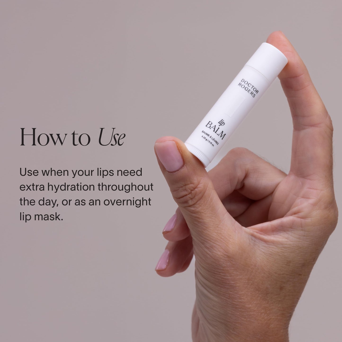 Doctor Rogers Lip Balm | Hydrating & Softening Lip Moisturizer for Very Dry Lips (0.15 oz)