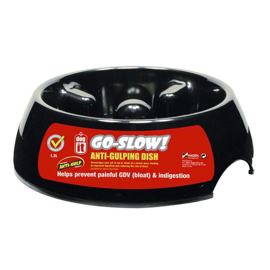 Dogit Anti Gulping Bowl Black
