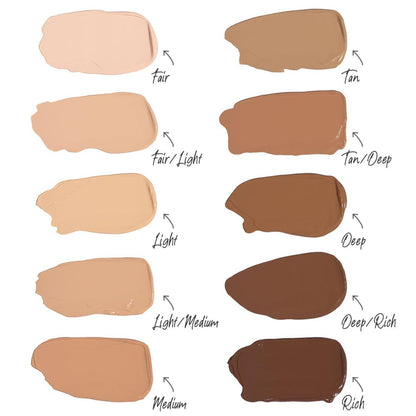 DOLL 10 NO. T.C.E Super Coverage Serum Makeup with Peptides – Fair, One Size