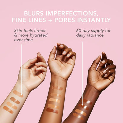 Doll 10 Peptide Bounce Balm Foundation Deep – Hydrating, Buildable Coverage for Mature Skin