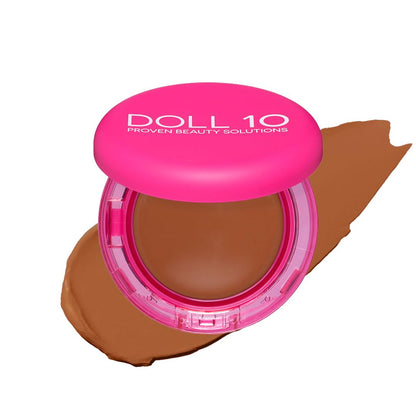Doll 10 Peptide Bounce Balm Foundation Deep – Hydrating, Buildable Coverage for Mature Skin