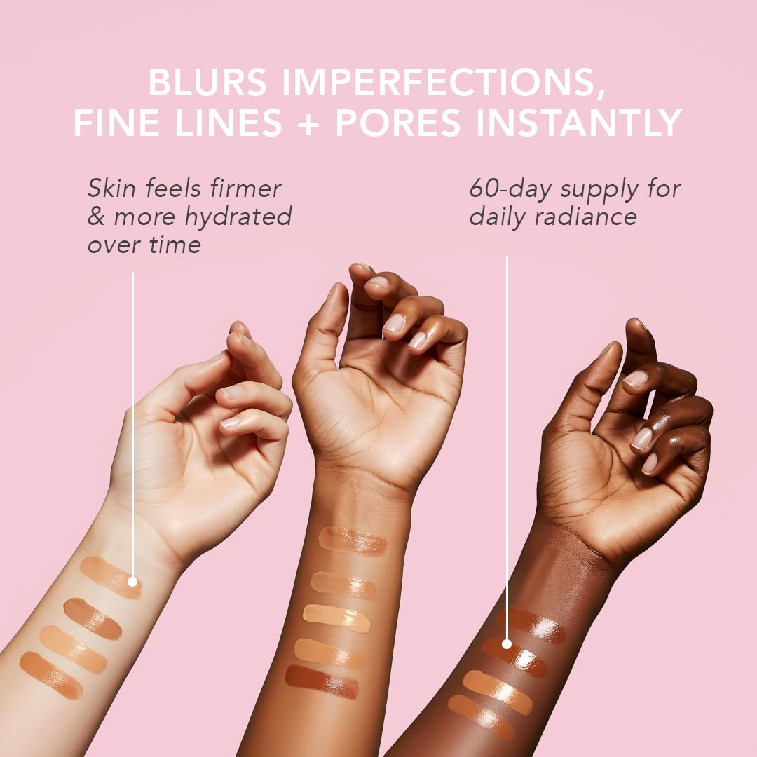 Doll 10 Peptide Bounce Balm Foundation™ – Hydrating, Buildable Coverage for Mature Skin | Vegan, Clean