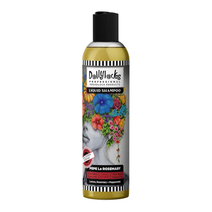Dollylocks Clarifying Liquid Shampoo – Rosemary Peppermint Lemon | Paraben-Free, Plant-Based Dreadlock Care | 8oz