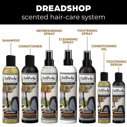 Dollylocks Cleansing Rinse-free Shampoo Spray – Plant-Based, Residue-Free (8oz) for Locs, Braids & Extensions